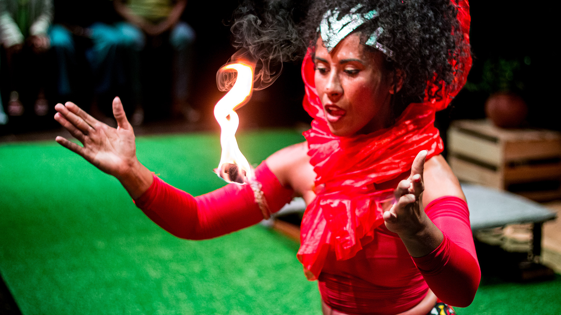 image of a live performance at the park (for an amusement park)